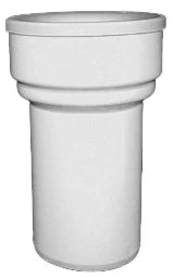 HUTTERER & LECHNER HL203/90WE WC-Anschl.stutzen DN90 m. Lippendichtg, weiß   – HL203/90WE