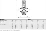 RESIDEO Resideo Druckminderer D06FH Hochdruckausführung, Messing, B, R3/4   – D06FH-3/4B