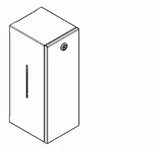 KWC AUSTRIA KWC Rodan Schaumseifenspender 116x326x135mm, für Aufputzmontage, CNS  – 2000101222