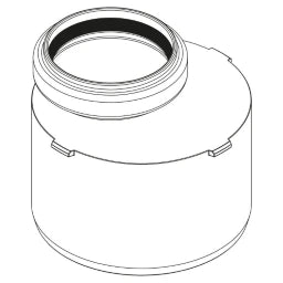 REHAU RAUPIANO PLUS Übergangsrohr kurz DN 50/40   – 11200761001
