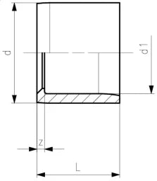 FISCHER GEORG GF Reduktion kurz PVC-U d 110x75   – 721900377