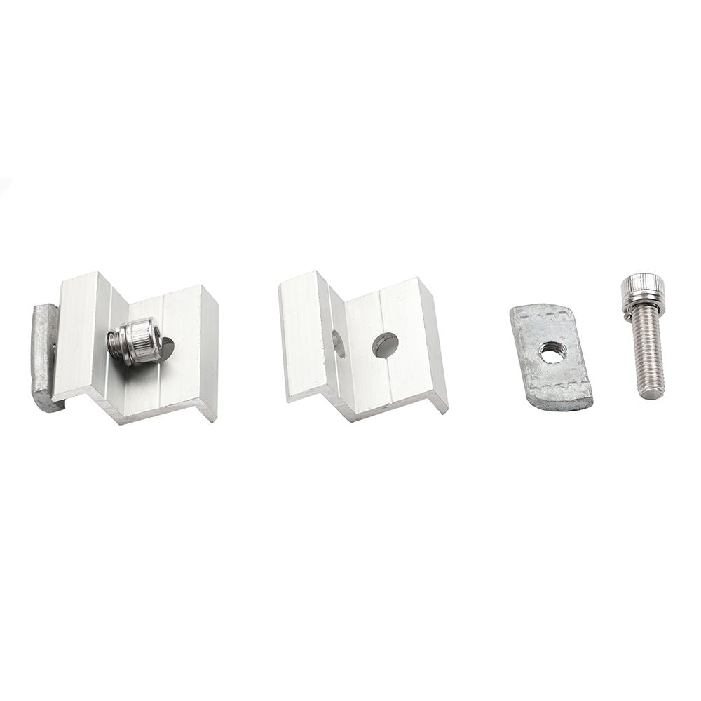 Solarmodul Halter für Balkongeländer Rahmenhöhe 30-35mm 1800mm Modullänge SALE