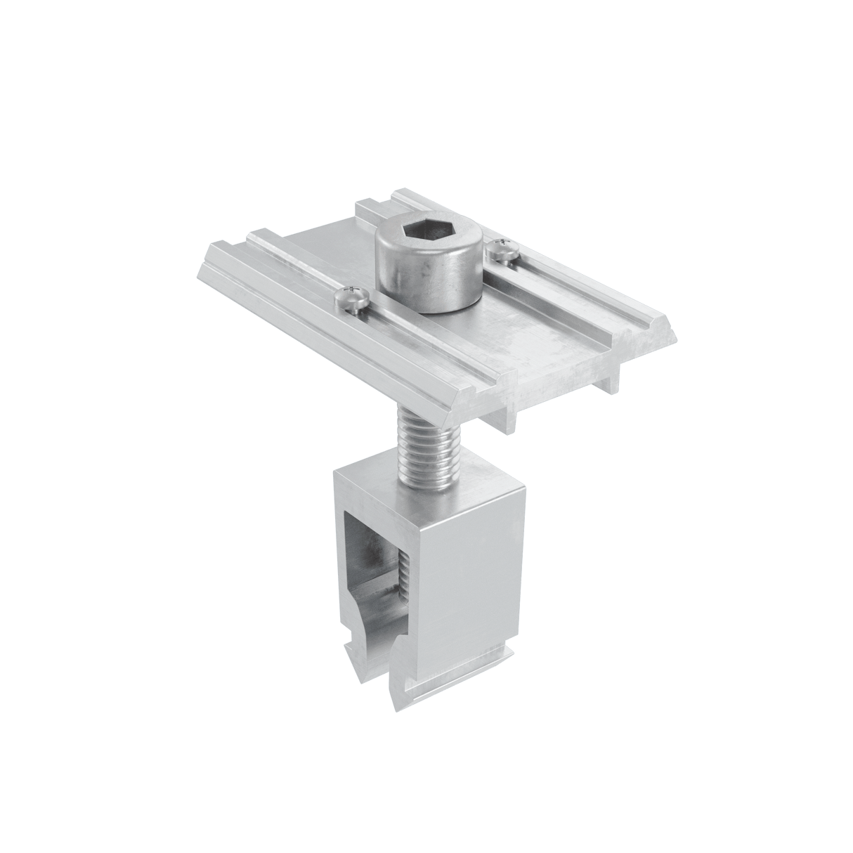 Alumero easyCLAMP Mittelklemme mit Pin, 28 - 42 mm, silber - 802301CP128-42