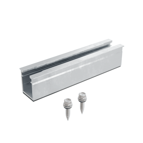 Alumero EasyBRACKET Trapezblech Kurzschiene Länge 150 mm - 802443