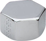 VIEGA Viega Kappe 1761 mit Mehrkant in G3/4 Messing verchromt   – 106 782