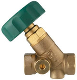 HERZ Herz Stroemax AWD TW Absperrv.24125/73 Schraegsitzf.1"IG m. Verschl.schraube   – 2412573