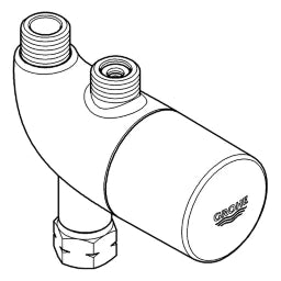 GROHE Grohe Grohterm Micro thermischer Verbrühschutz/UT-Thermostat, chrom   – 34 487 000