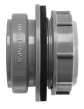 AIRFIT Anschraub-Muffe DN50 f.Kunststoff- Reinigungs-Deckel in grau Nr.50000AM   – 50000AM