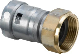 VIEGA Viega Verschraubung mit SC Megapress S 4363 in 1ZollxG11/4 Stahl Zn-Ni besch.   – 777 692