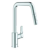 GROHE Grohe EH-SPT-Batterie Eurosmart 30619 hoher Auslauf Dual Spülbrause chrom  – 30 619000