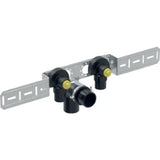 GEBERIT GE FlowFit AnWinkel-Set, vormontiert 2fach, abges. d16mm x Rp1/2 AD15,3cm RG+  – 619.680.00.1
