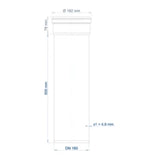 POLOPLAST PO Steckmuffenrohr POLO-KAL NG DN 160/500   – 02062