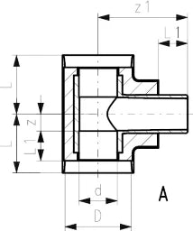 FISCHER GEORG GF Cool-Fit T90eg isol PE100 PN16 d40/D90  – 738204109