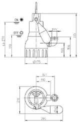 JUNG Jung Drainagepumpe U6K  E  – JP00226