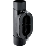 GEBERIT GE PE Putzstueck fuer waagrechte Leitungen 90 Gr. d 160mm 369454   – 369.454.16.1