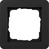 GIRA Abdeckrahmen 1f Gira E1 Schwarz m  – 0211153