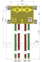 MHS MHS Dusche Unibox Auslass 153mm Rohr:Vogel-Noot Easy Tec   – 24641EA0000A00