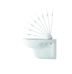 DURAVIT Duravit D-Code Wand-WC Tiefspüler weiß   – 25350900002
