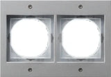 GIRA Rahmen 2fach TX44 (Unterputz IP44) alu lackiert   – 021265