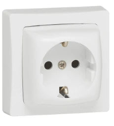 LEGRAND Aufputz Steckdose Komplettgerät Oteo IP20 ultraweiß   – 086029