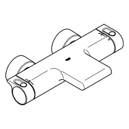 GROHE Grohe THM Wannenbatterie Grohtherm 2000 New, chrom   – 34 174 001