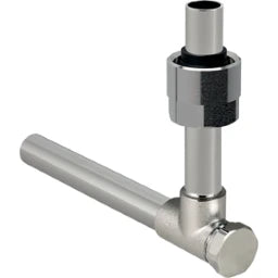 GEBERIT GE Mepla Metallrohr-Passwinkel f. EK d15mm x G3/4, vernickelt, absperrbar   – 611.603.22.3