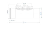 POLOPLAST PO Reinigungsrohr POLO-EHP Control DN 200, weiß  – 06593