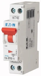 EATON LS-Schalter 6kA B 10A/1pol+N 1TE Schmalbauweise  – 263270