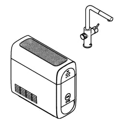 GROHE Grohe Blue Home L-Auslauf Starterkit chrom   – 31 539 000