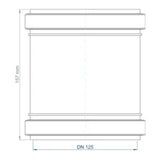 POLOPLAST PO Überschiebmuffe POLO-KAL NG DN 125   – 02315