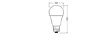 LEDVANCE LED CLASSIC A P 8W 827 Frosted E27  – 4099854049088