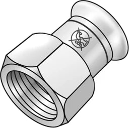 KE KELIT NPI457 Edelst.Pr.Übergang m.IG 42x6/4" für Trinkwasser nicht zulässig  – 53806G07