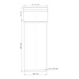 POLOPLAST PO Steckmuffenrohr POLO-KAL XS DN 110/250  – 102041
