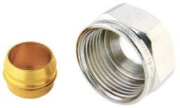 HERZ Herz Klemmset metallisch dichtend 1/2" x 15   – 1629401
