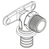 REHAU REHAU Wandwinkel RAUTITAN RX+ 16 - R 1/2   – 14563641001