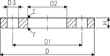 FISCHER GEORG GF Losflansch PVC-U d 50 DN40   – 721700010