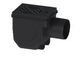 KESSEL KESSEL-Kellerablauf Drehfix DN 100, Rost schwarz, Typ 5  – 27301