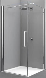 NOVELLINI Novellini Passion Pendeltür f.Seitenw. 87-89/200cm, chrom, ESG  – BPPADUNPT3FSW