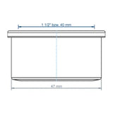 POLOPLAST PO Steckdichtung POLO-KAL 1 1/2", Da 46mm  – 01553