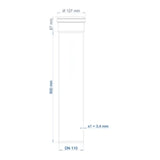 POLOPLAST PO Steckmuffenrohr POLO-KAL NG DN 110/500   – 02042