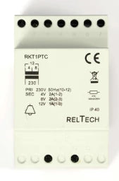 RELTECH Klingel-Transformator 230V / 4-8-12V / 2-2-1A  – 051564847813
