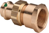 VIEGA Viega Verschraubung mit SC Sanpress 2262 flachdichtend in 54mm x Rp2 Rotguss   – 222 017
