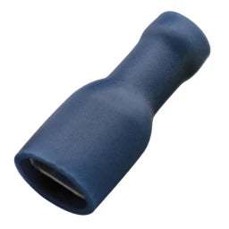 HAUPA Flachsteckhülse blau vollisoliert 1,5-2,5/6,3x0,8 PVC   – 260416