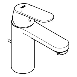 GROHE Grohe Eurosmart Cosmopolitan Medium Waschtisch-Batterie, chrom   – 23 325 000