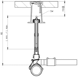 ALIAXIS Einbauset für Druckanbohrventile FRIALEN DBS  H 0,7-1,0  – 616999