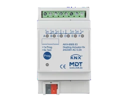 MDT KNX Heizungsaktor 24/230 V 6fach REG   – AKH-0600.03