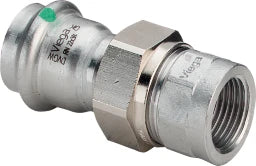 VIEGA Viega Verschraubung mit SC Sanpress Inox 2362 in 35mm x Rp1 1/4 Edelstahl   – 437 541