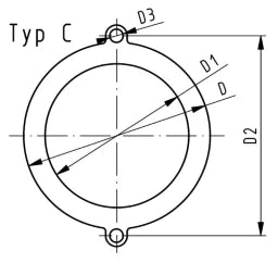FISCHER GEORG GF Flachdichtung EPDM f.Bundbuchse und Vorschweissbund d 110   – 748400314