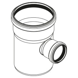 REHAU RAUPIANO PLUS Einfachabzweig DN 75/50, 87 Grad   – 11212841002