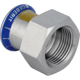 GEBERIT GE Mapress Edelstahl Gas Uebergang d22mmx Rp1  – 34347